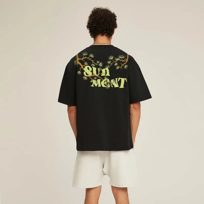 SUNSETMONENT Short Sleeved T Shirts Unisex-2