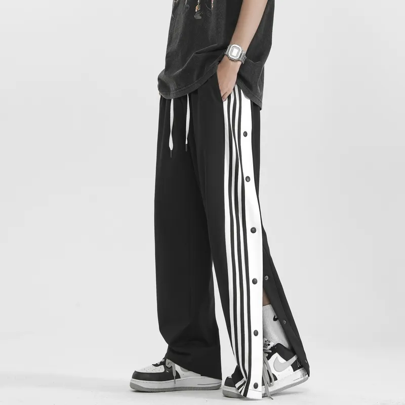 SUNSETMONENT Casual Pants Unisex Black-1