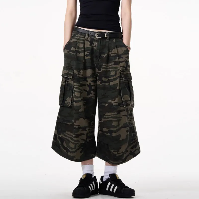 SUNSETMONENT Denim Shorts Unisex Green-2
