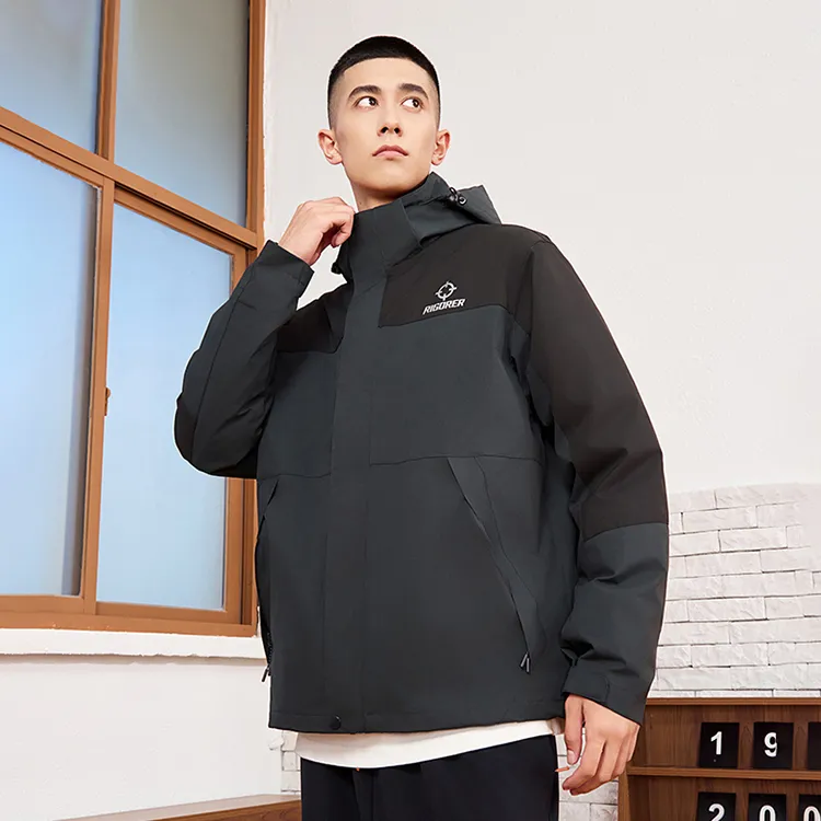RIGORER Windbreaker Water Repellent Coat Top Unisex-4
