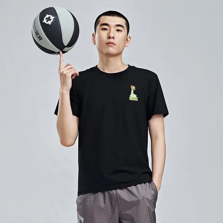 RIGORER T-Shirts Unisex Buy One Get One Free Pure Black+Pure Black-1