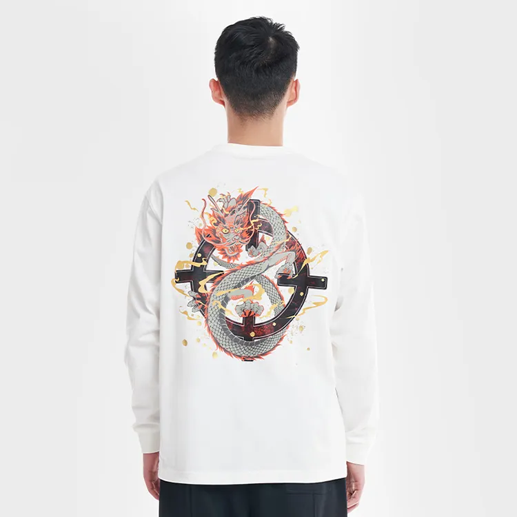 RIGORER Crew Neck Long Sleeved T Shirt Unisex-11