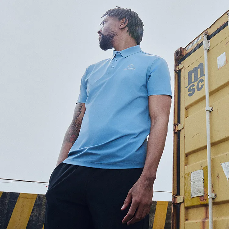 RIGORER Short Sleeve Polo Shirts Unisex-14