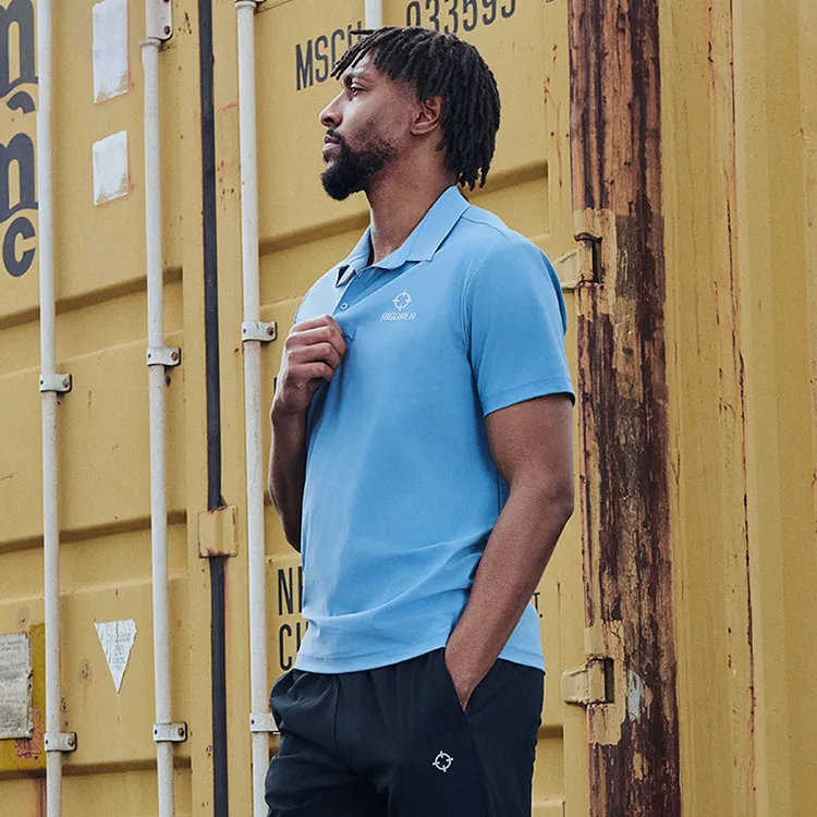 RIGORER Short Sleeve Polo Shirts Unisex-17