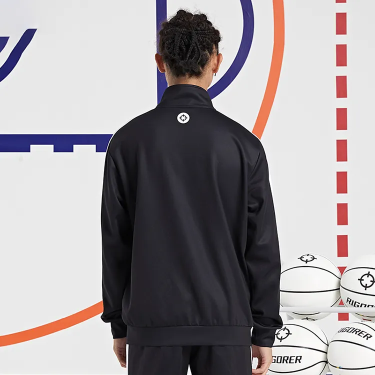 RIGORER Stand Collar Zip Up Jackets Coat Unisex-2