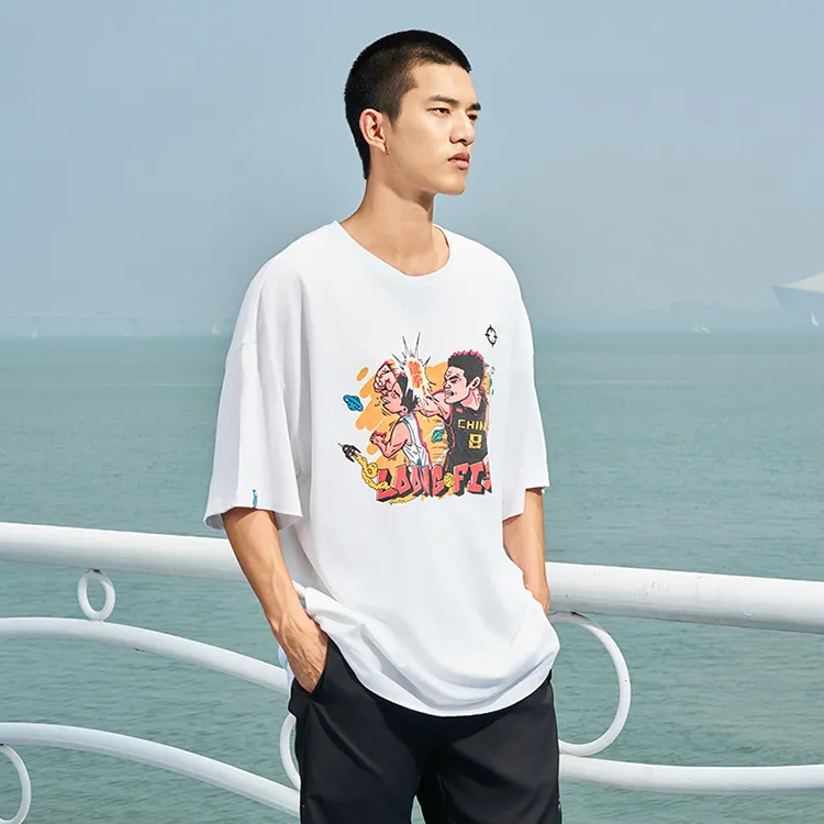 RIGORER Crew Neck Couple Short Sleeved T Shirts Unisex-20