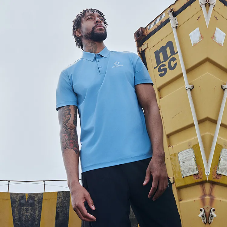 RIGORER Short Sleeve Polo Shirts Unisex-15