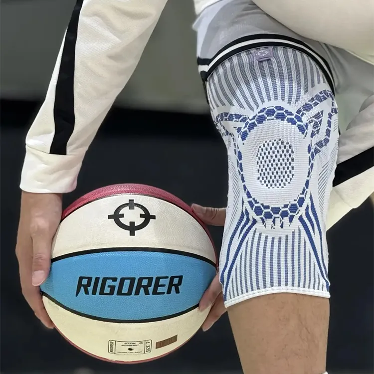 RIGORER Lace Up Knee Protector Running, Mountaineering, Hiking, Cycling, Basketball, Fitness Unisex-48