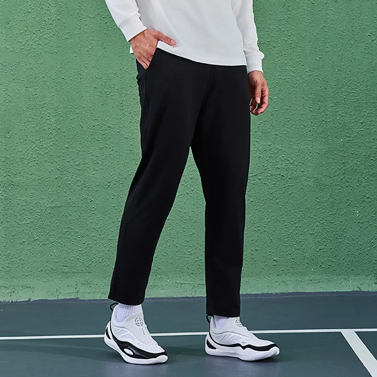 RIGORER Casual Pants Unisex Pure Black-5