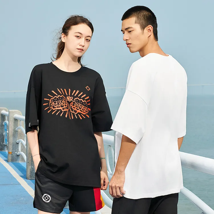 RIGORER American Crew Neck Short Couple's Unisex-21