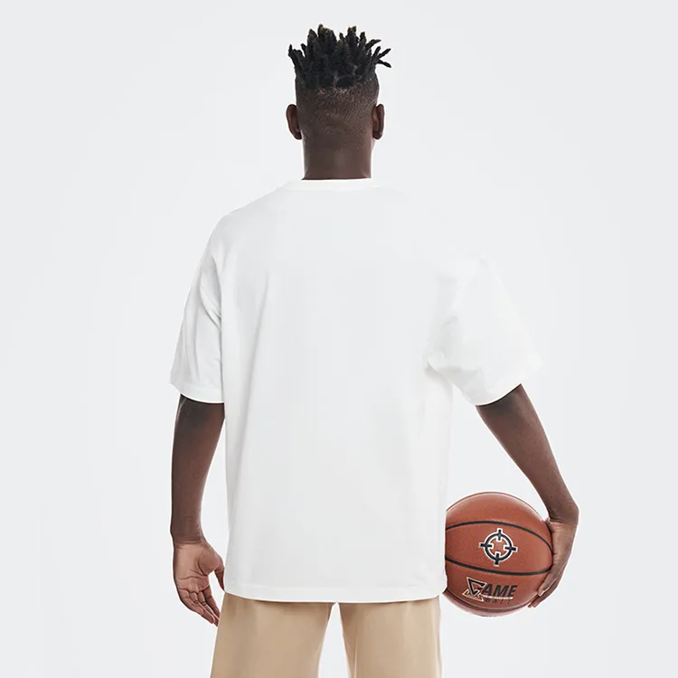 RIGORER Crew Neck Short Sleeved Loose Fit American Vintage T Shirt Unisex-13