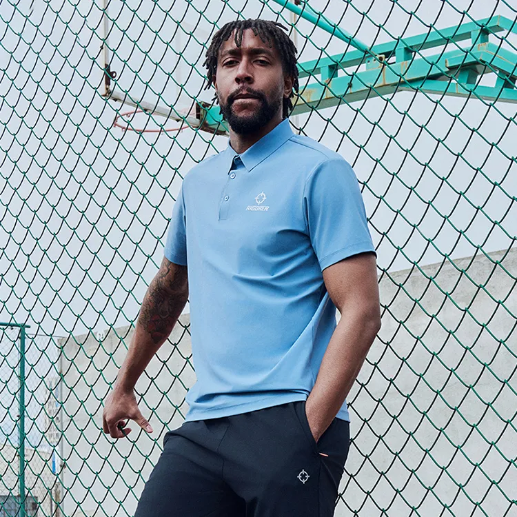 RIGORER Short Sleeve Polo Shirts Unisex-13