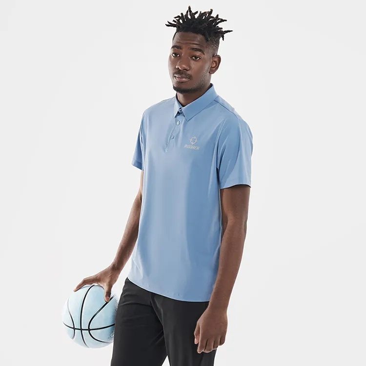 RIGORER Short Sleeve Polo Shirts Unisex-11