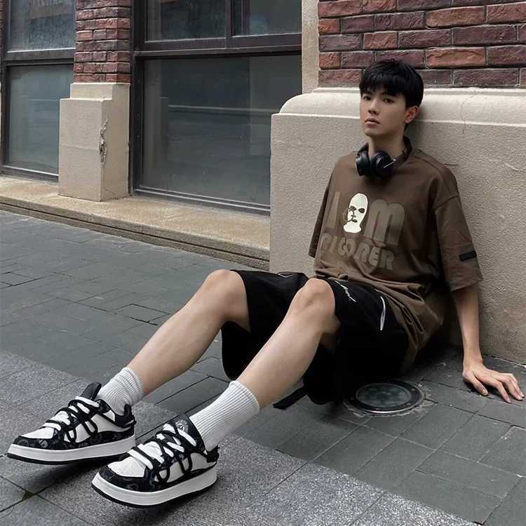 RIGORER x AOSITING·LIFUSI Sports Basketball Outdoor American Vintage T Shirt Unisex-21