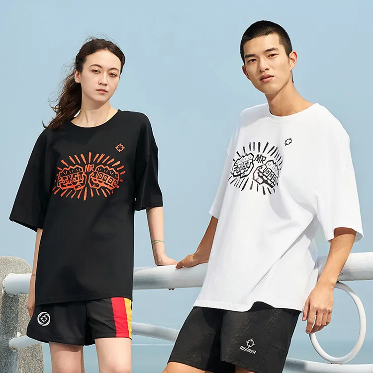 RIGORER American Crew Neck Short Couple's Unisex-20