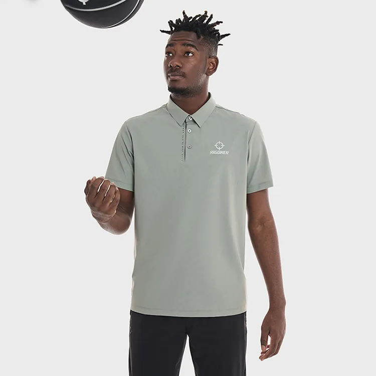 RIGORER Short Sleeve Polo Shirts Unisex-21