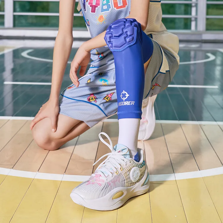 RIGORER Knee Pads Polyamide Elastane Badminton Basketball Kids'-23