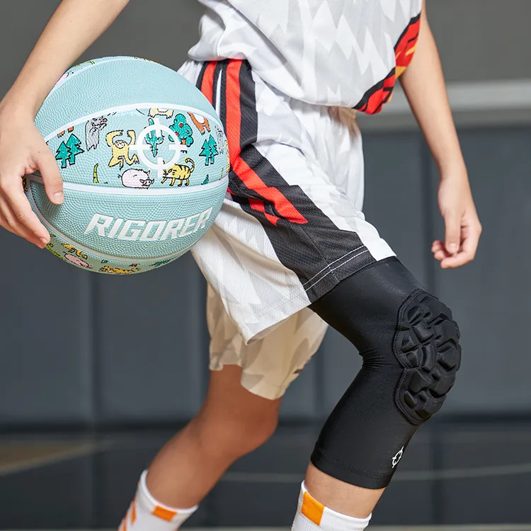RIGORER Knee Pads Polyamide Elastane Badminton Basketball Kids'-9