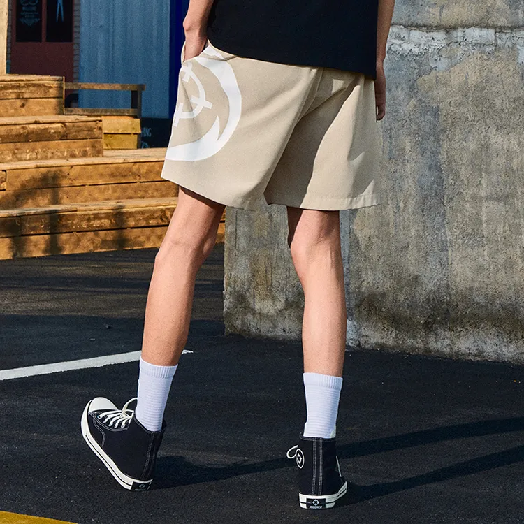 RIGORER Woven Five Button Casual Shorts Unisex-13