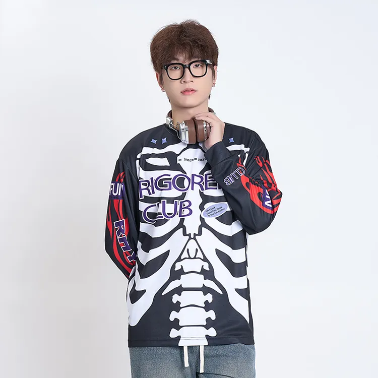 RIGORER Long Sleeved T Shirts Unisex-3
