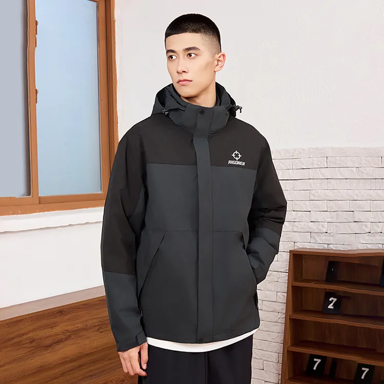 RIGORER Windbreaker Water Repellent Coat Top Unisex-3