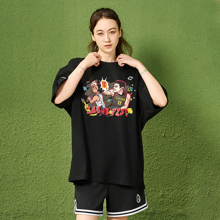 RIGORER Crew Neck Couple Short Sleeved T Shirts Unisex-5