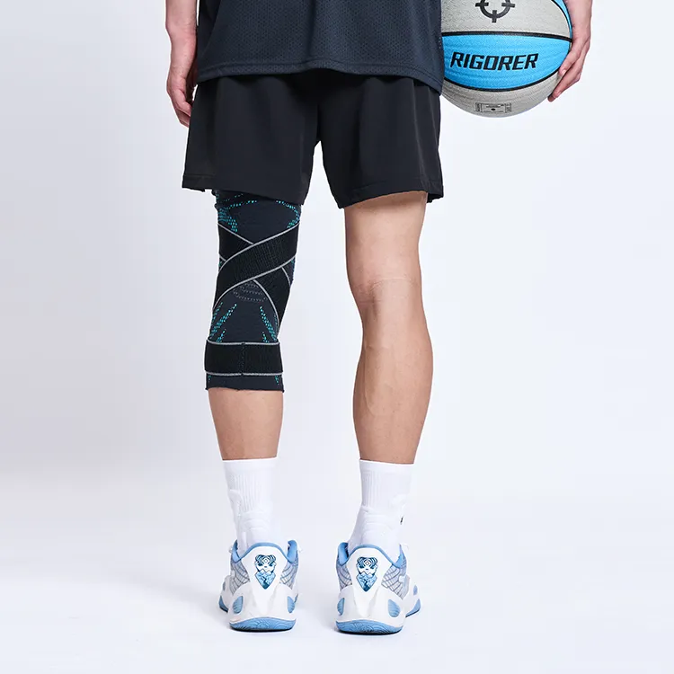 RIGORER Running Basketball Mountaineering Unisex Polyester Polyamide Elastane Knee Pads-7
