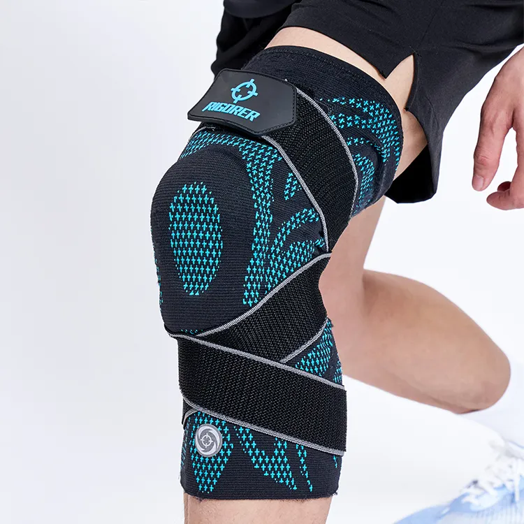 RIGORER Running Basketball Mountaineering Unisex Polyester Polyamide Elastane Knee Pads-4