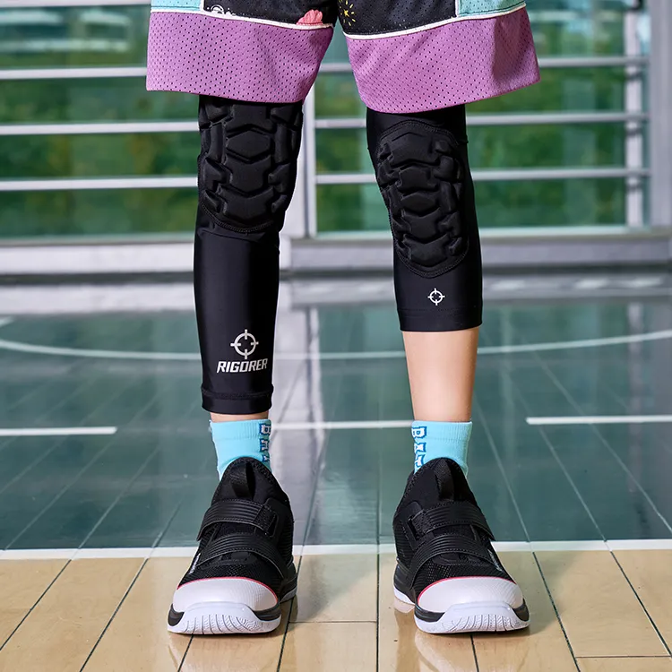 RIGORER Knee Pads Polyamide Elastane Badminton Basketball Kids'-2