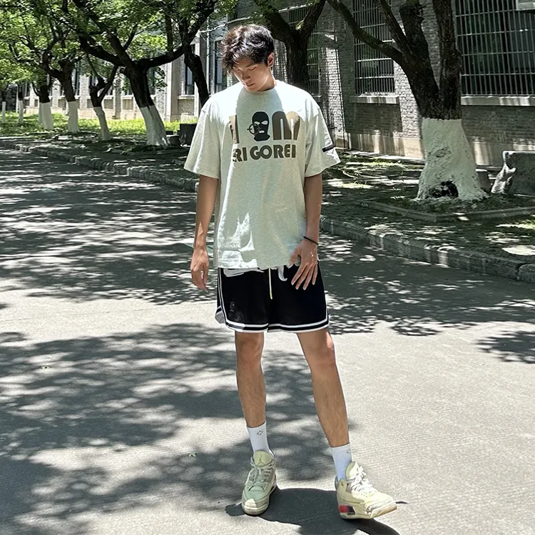 RIGORER x AOSITING·LIFUSI Sports Basketball Outdoor American Vintage T Shirt Unisex-5