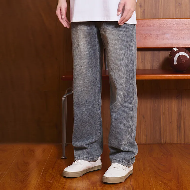 RIGORER Loose Fit Casual Versatile Lightweight Jeans Unisex-6