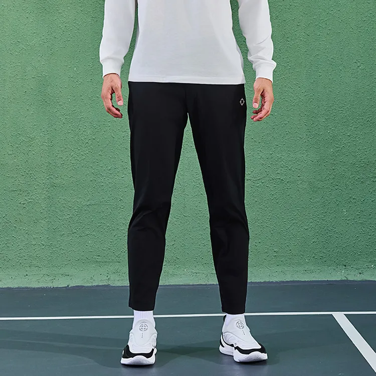 RIGORER Casual Pants Unisex Pure Black-3
