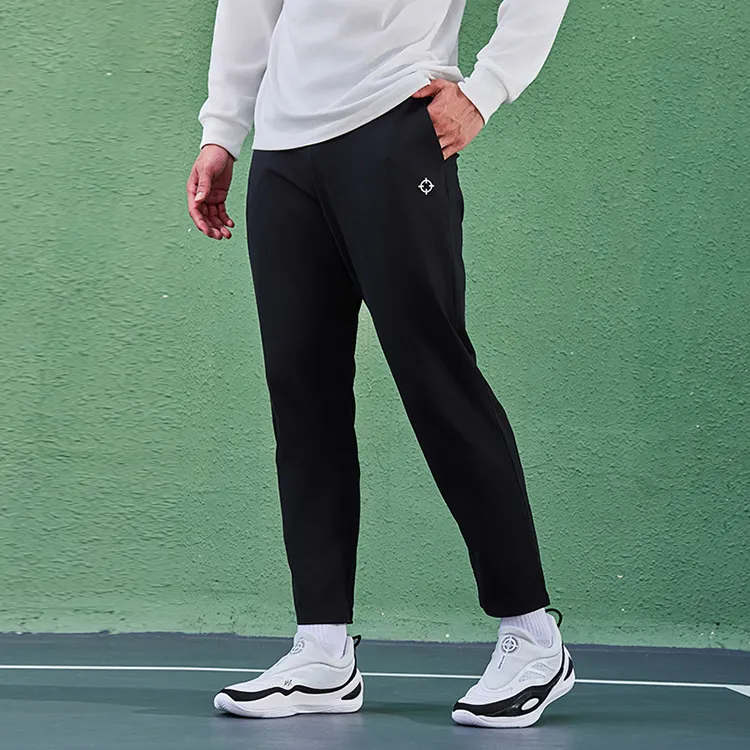 RIGORER Casual Pants Unisex Pure Black-4