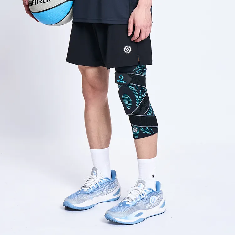 RIGORER Running Basketball Mountaineering Unisex Polyester Polyamide Elastane Knee Pads-8