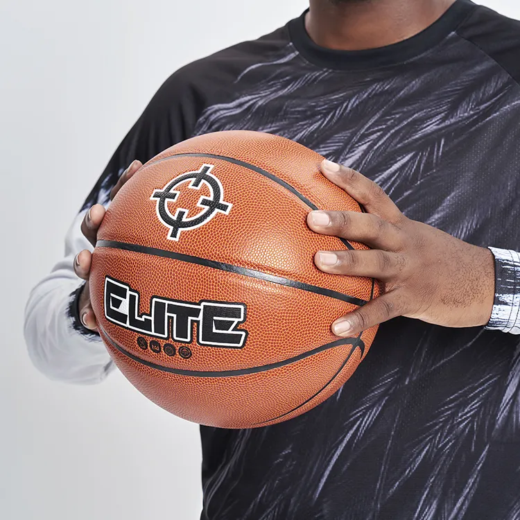 RIGORER Microfiber Leather Basketball Brown Size 7 Training Unisex-5