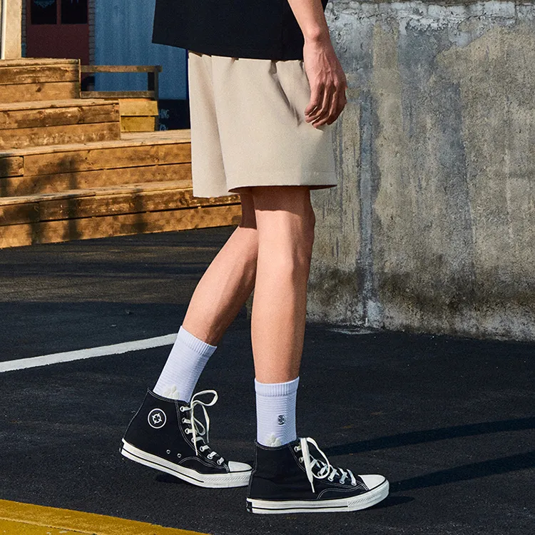 RIGORER Woven Five Button Casual Shorts Unisex-14