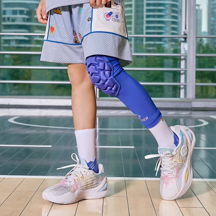 RIGORER Knee Pads Polyamide Elastane Badminton Basketball Kids'-16