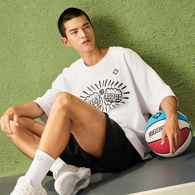 RIGORER American Crew Neck Short Couple's Unisex-13
