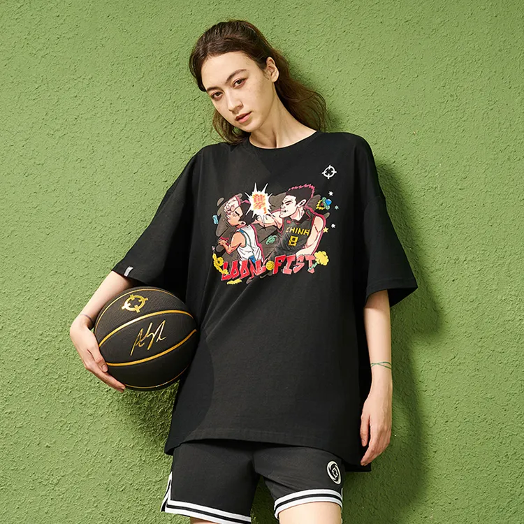 RIGORER Crew Neck Couple Short Sleeved T Shirts Unisex-4