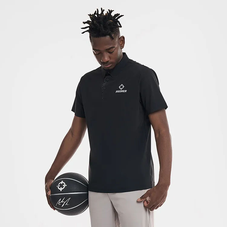 RIGORER Short Sleeve Polo Shirts Unisex-4