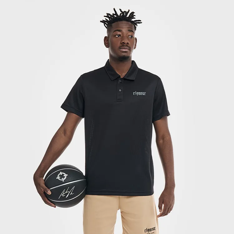 RIGORER Short Sleeved Vintage Polo Shirt Unisex-2