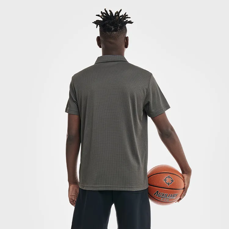 RIGORER Short Sleeved Vintage Polo Shirt Unisex-23