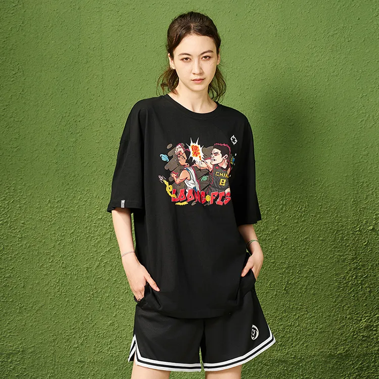 RIGORER Crew Neck Couple Short Sleeved T Shirts Unisex-7