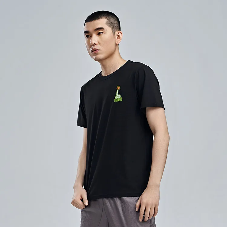 RIGORER T-Shirts Unisex Buy One Get One Free Pure Black+Pure Black-2