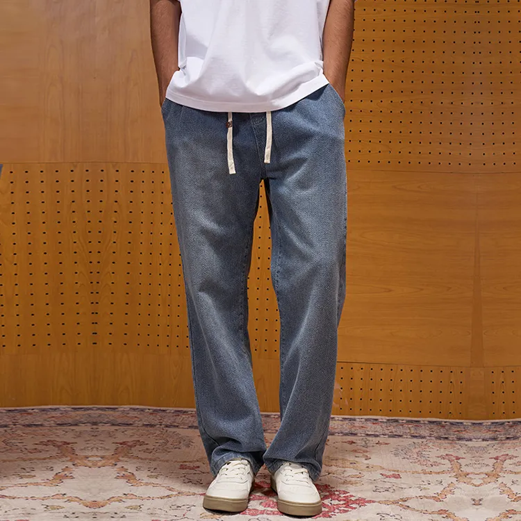 RIGORER Loose Fit Casual Versatile Lightweight Jeans Unisex-12
