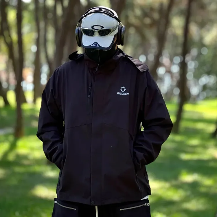 RIGORER Windbreaker Water Repellent Coat Top Unisex-5