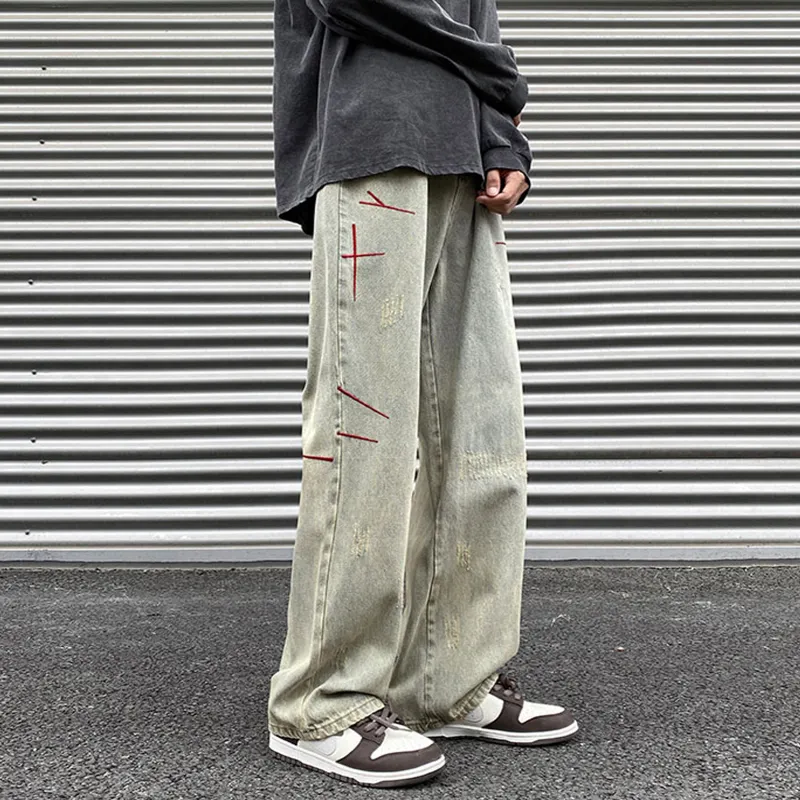 PAINT STAIN Jeans Unisex-2