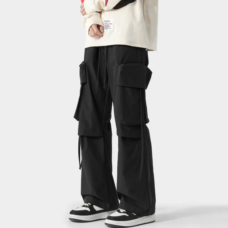 PAINT STAIN Casual Pants Unisex Green-10
