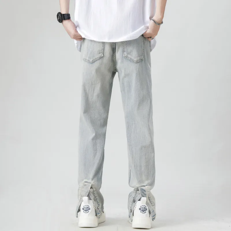 COMOWA Vintage High-street Unisex Jeans-6