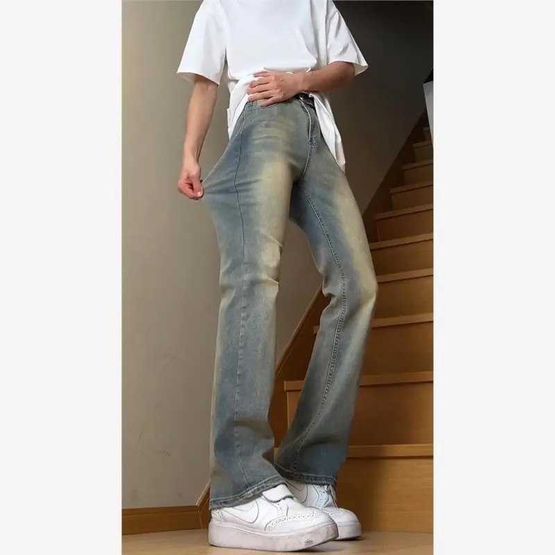 COMOWA Summer Thin Jeans Unisex Black-3